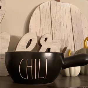 (2) Rae Dunn Chili Bowls- Black